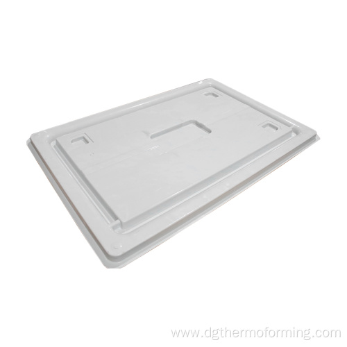 Thermoforming thick plastic parts for mirror shell